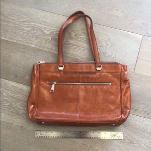 HOBO leather bag brown laptop
